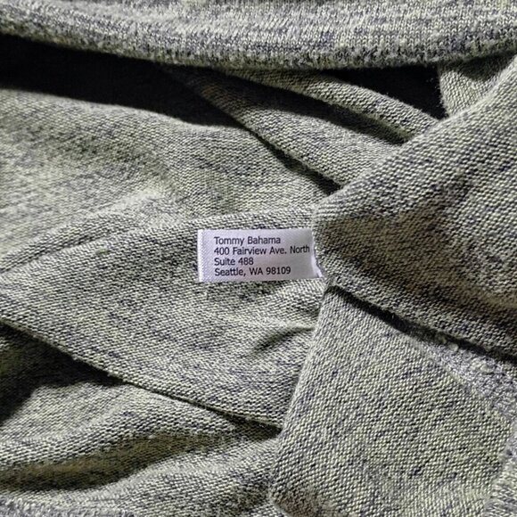Tommy Bahama Men’s L Green V-Neck Long Sleeve Lightweight Pullover Casual Shirt - Picture 12 of 12